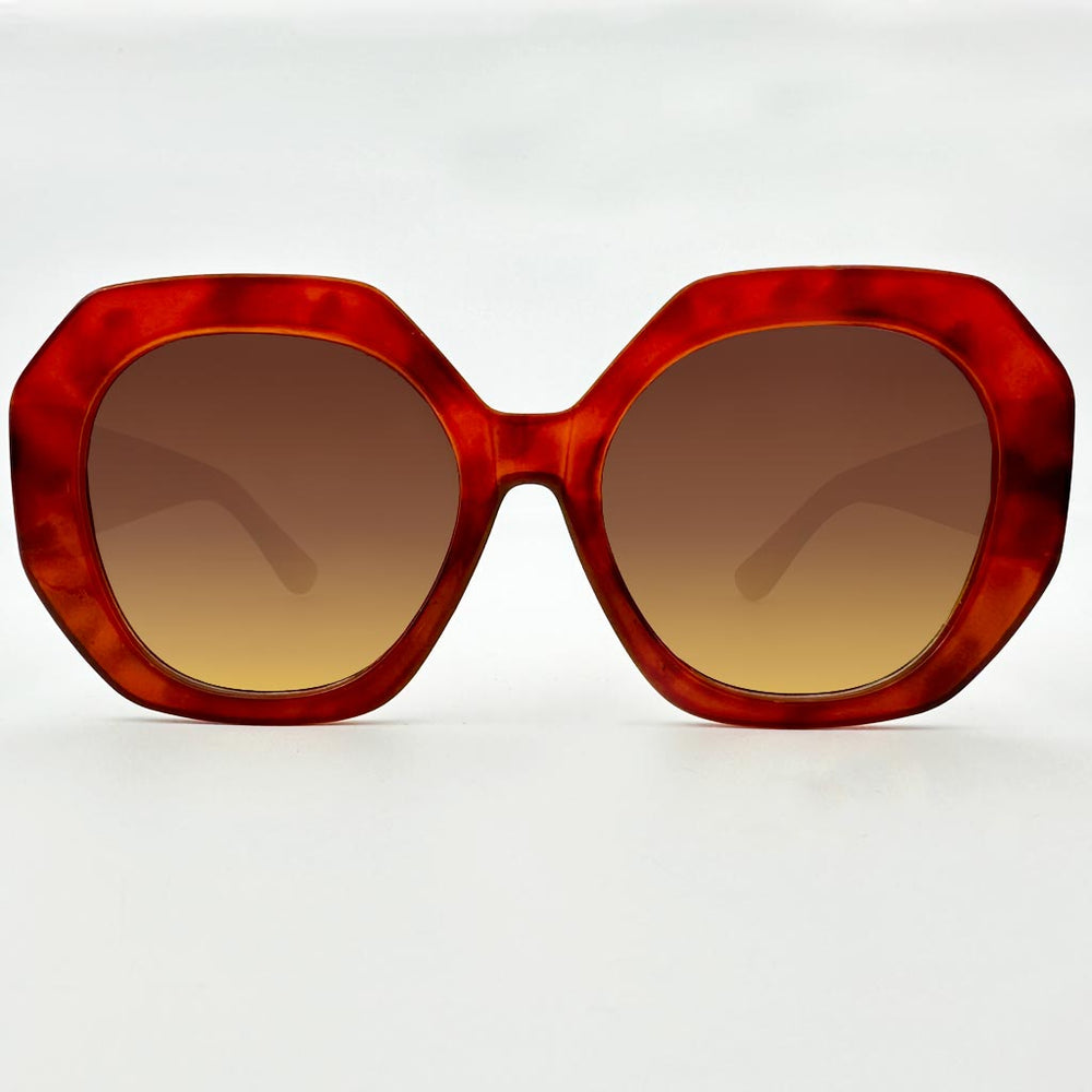 Arianna - occhiale donna oversize rosso